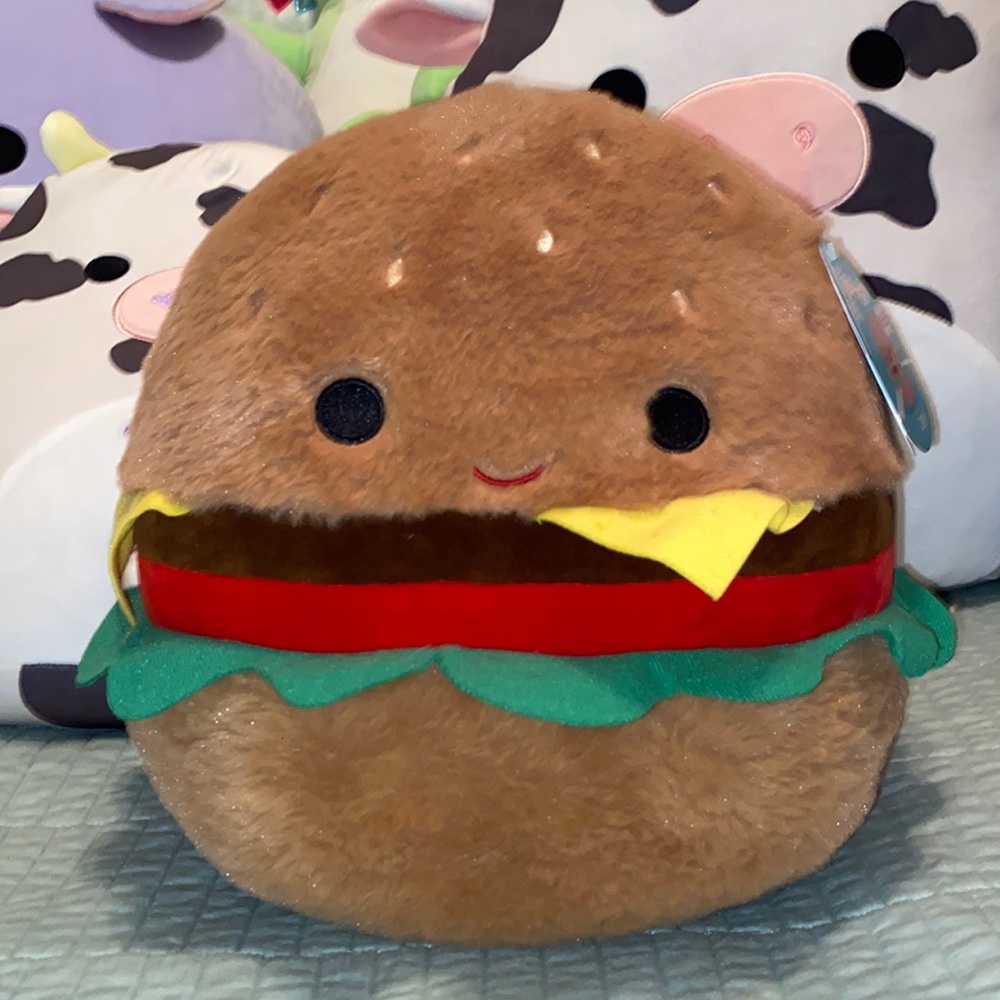 🍔MAKE AN OFFER 🍔12” Carl the Cheeseburger Fuzzamallow